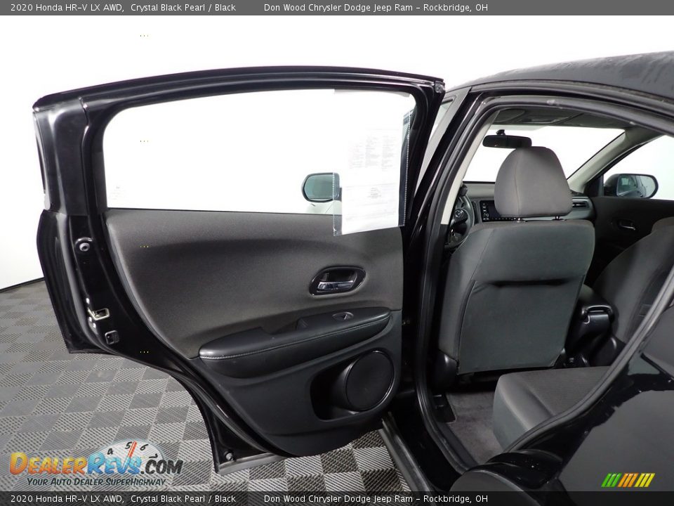 2020 Honda HR-V LX AWD Crystal Black Pearl / Black Photo #22