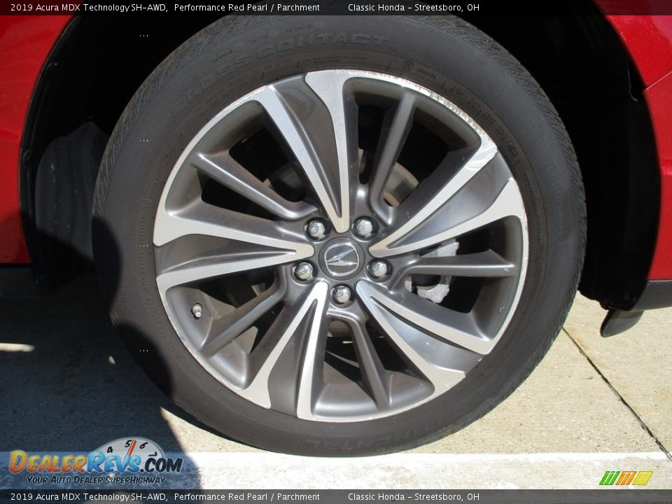 2019 Acura MDX Technology SH-AWD Performance Red Pearl / Parchment Photo #5