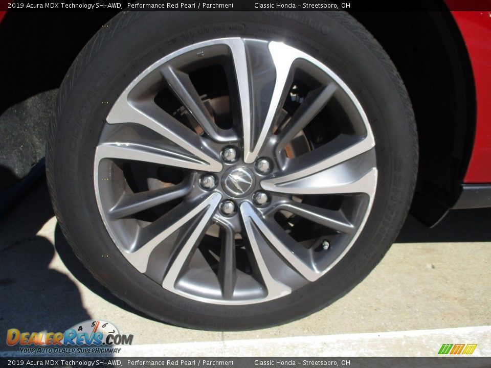 2019 Acura MDX Technology SH-AWD Performance Red Pearl / Parchment Photo #6