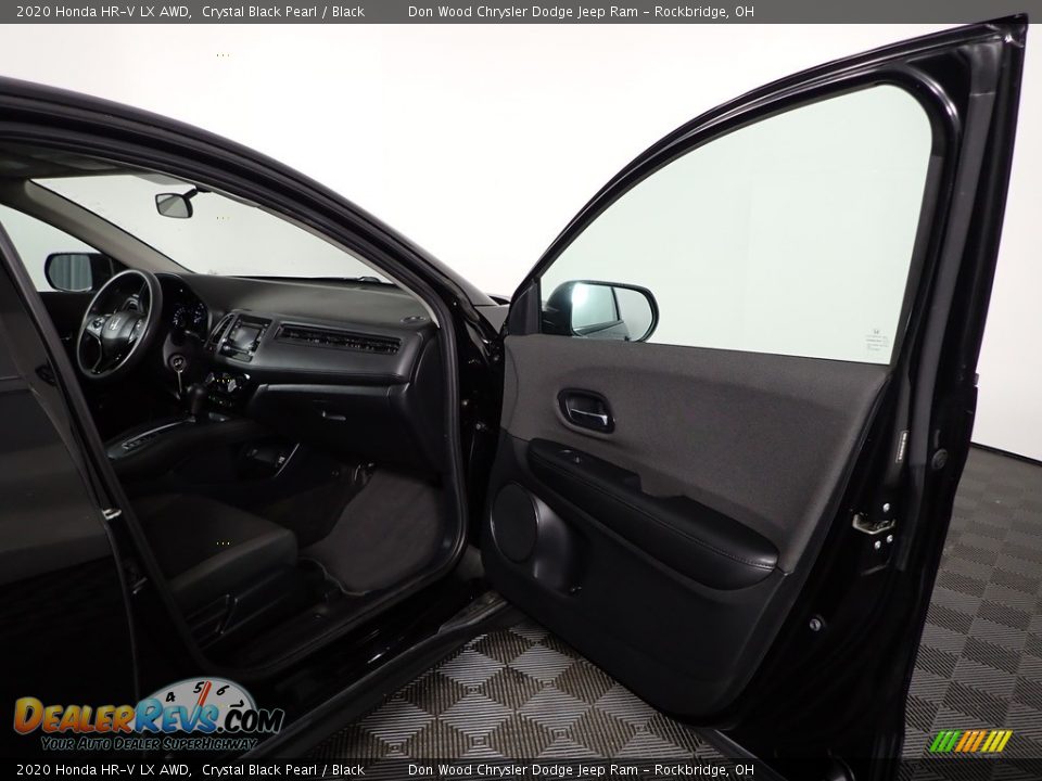 2020 Honda HR-V LX AWD Crystal Black Pearl / Black Photo #25