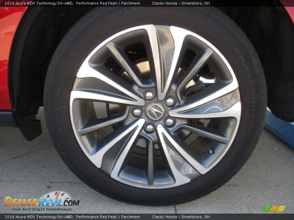 2019 Acura MDX Technology SH-AWD Performance Red Pearl / Parchment Photo #11