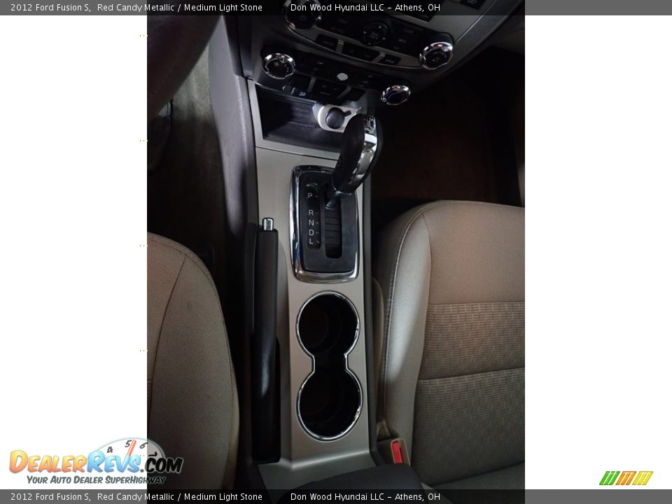 2012 Ford Fusion S Red Candy Metallic / Medium Light Stone Photo #28