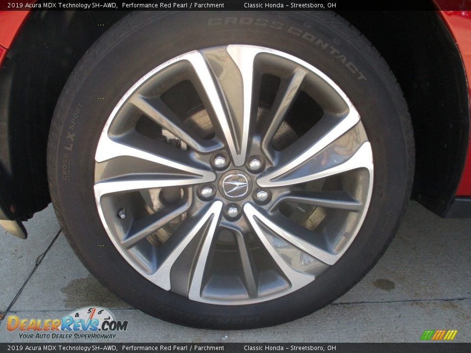 2019 Acura MDX Technology SH-AWD Performance Red Pearl / Parchment Photo #12