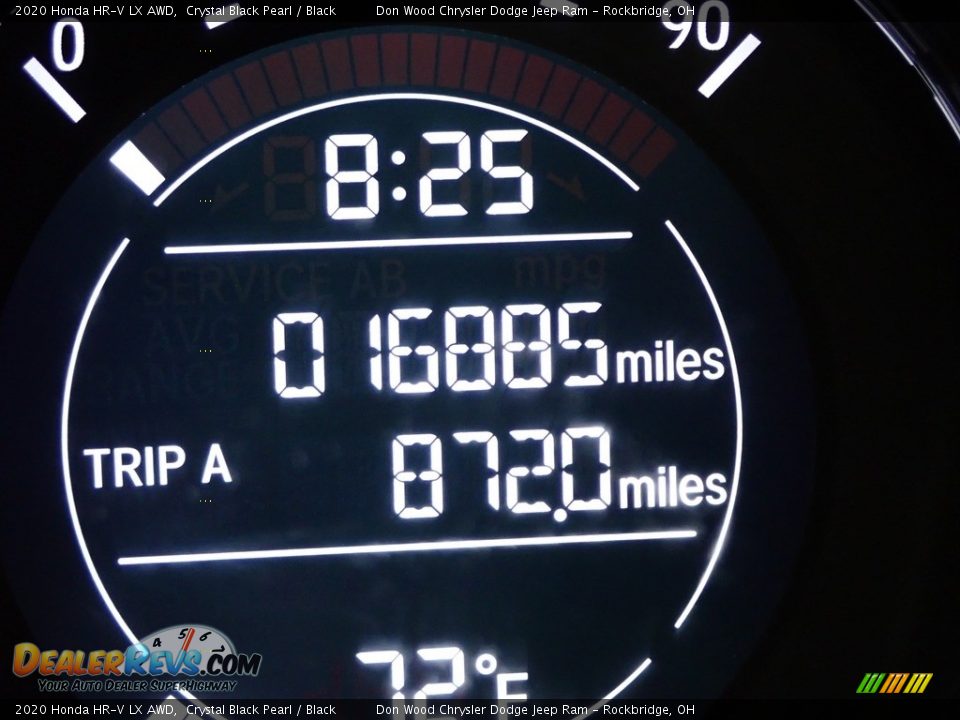 2020 Honda HR-V LX AWD Crystal Black Pearl / Black Photo #30