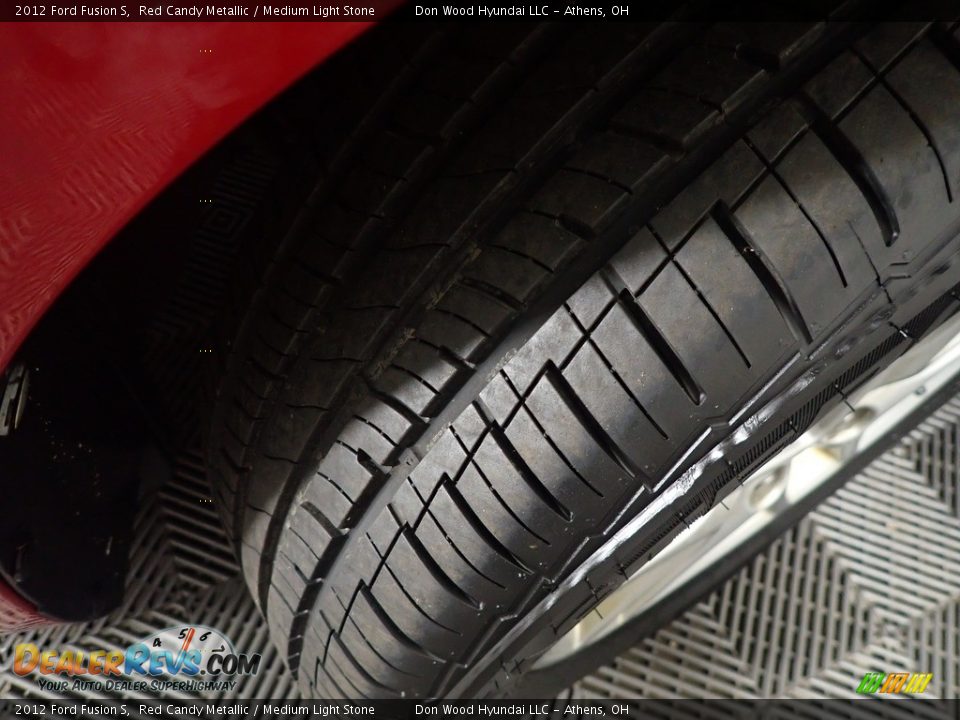 2012 Ford Fusion S Red Candy Metallic / Medium Light Stone Photo #30