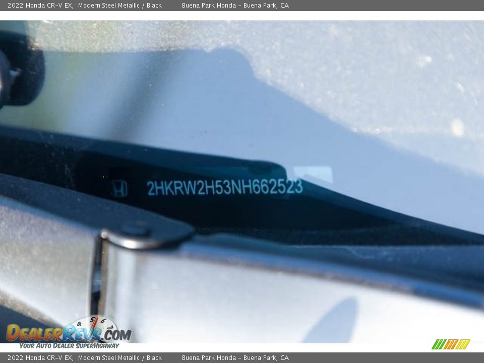 2022 Honda CR-V EX Modern Steel Metallic / Black Photo #36