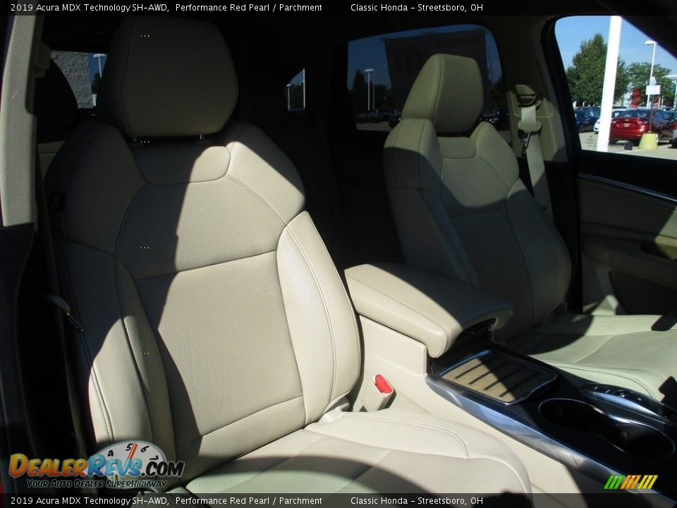 2019 Acura MDX Technology SH-AWD Performance Red Pearl / Parchment Photo #18