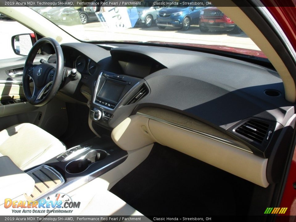 2019 Acura MDX Technology SH-AWD Performance Red Pearl / Parchment Photo #19