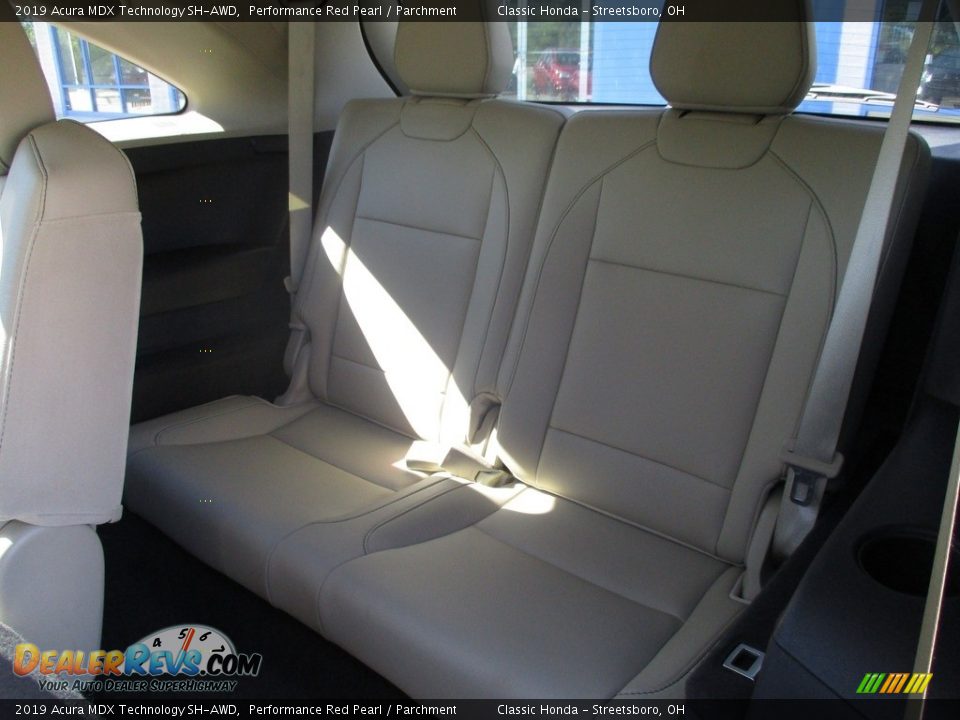 2019 Acura MDX Technology SH-AWD Performance Red Pearl / Parchment Photo #27