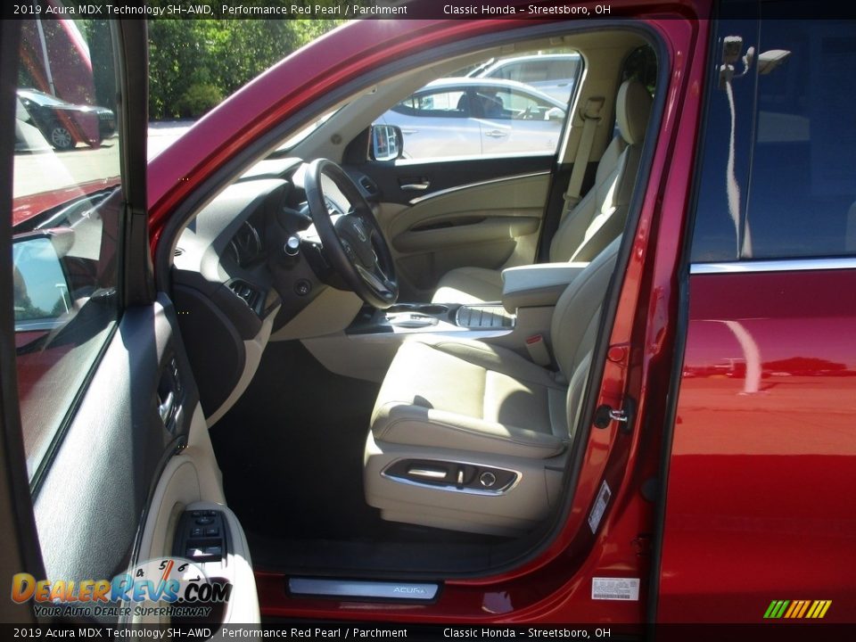 2019 Acura MDX Technology SH-AWD Performance Red Pearl / Parchment Photo #29