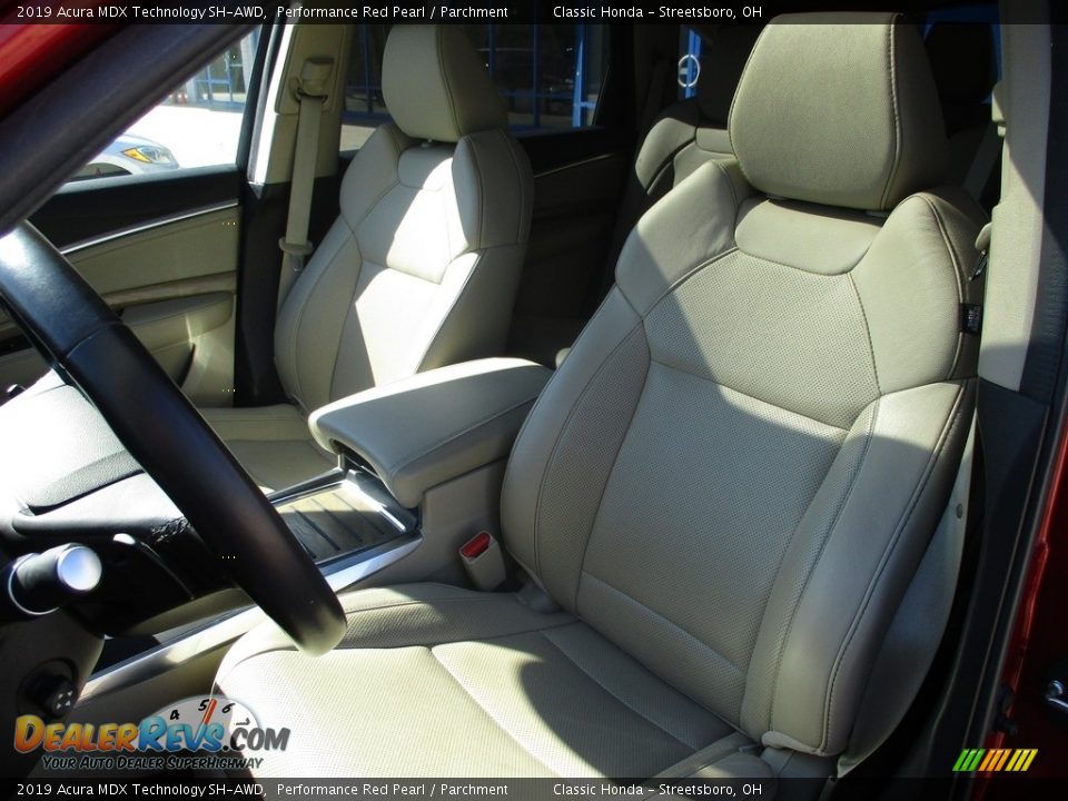 2019 Acura MDX Technology SH-AWD Performance Red Pearl / Parchment Photo #30