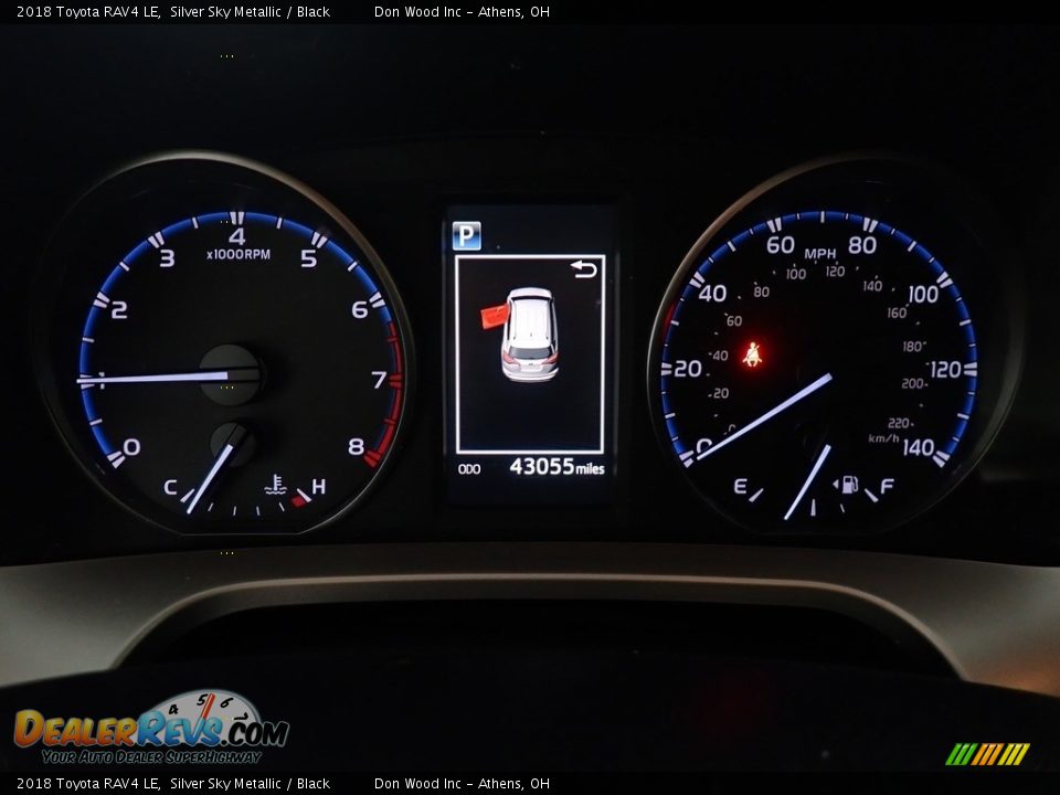 2018 Toyota RAV4 LE Silver Sky Metallic / Black Photo #24