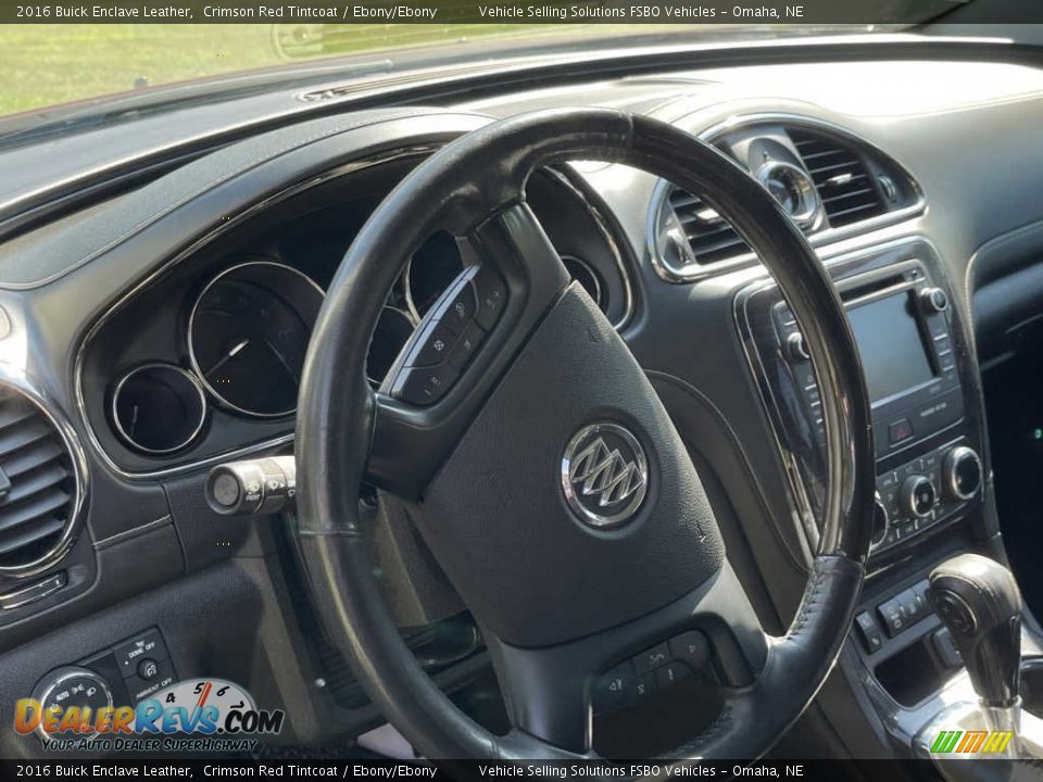 2016 Buick Enclave Leather Crimson Red Tintcoat / Ebony/Ebony Photo #3