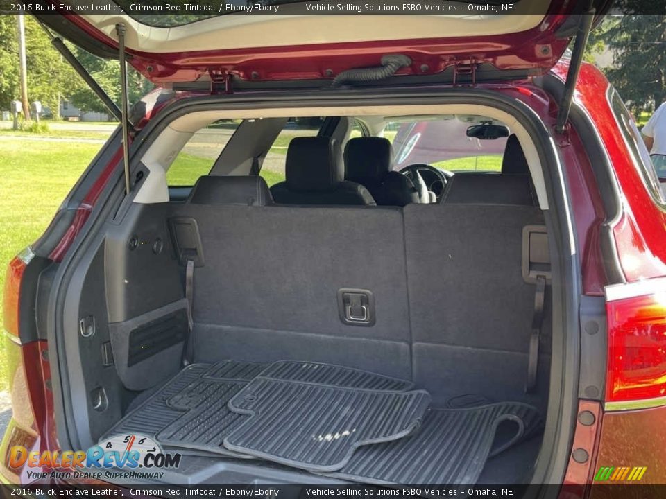 2016 Buick Enclave Leather Crimson Red Tintcoat / Ebony/Ebony Photo #8