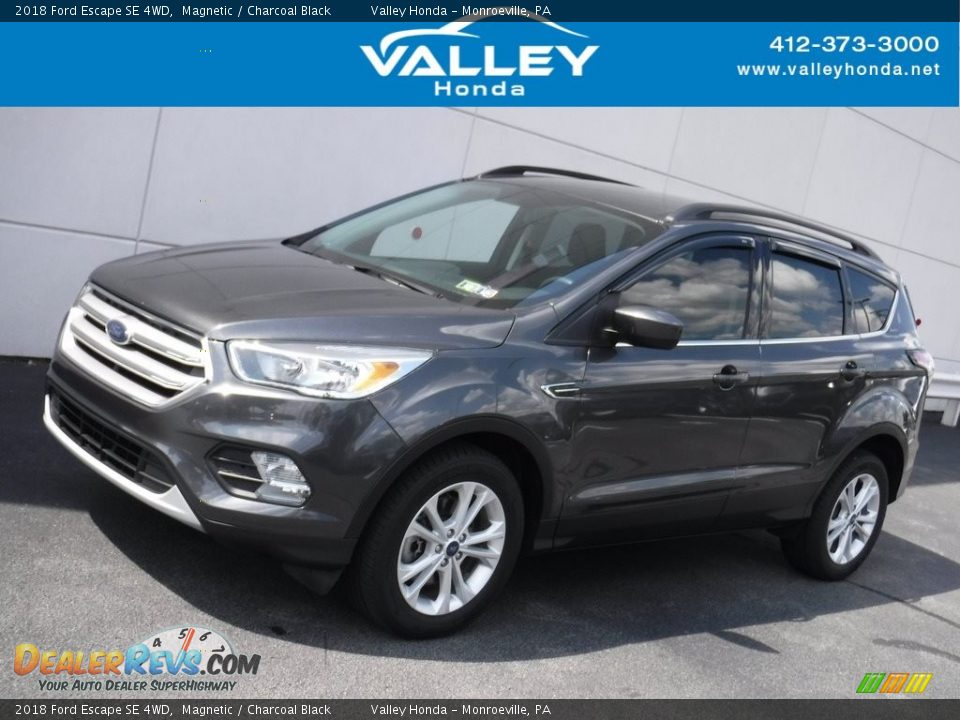 2018 Ford Escape SE 4WD Magnetic / Charcoal Black Photo #1