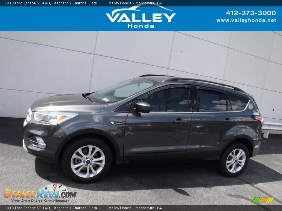 2018 Ford Escape SE 4WD Magnetic / Charcoal Black Photo #2