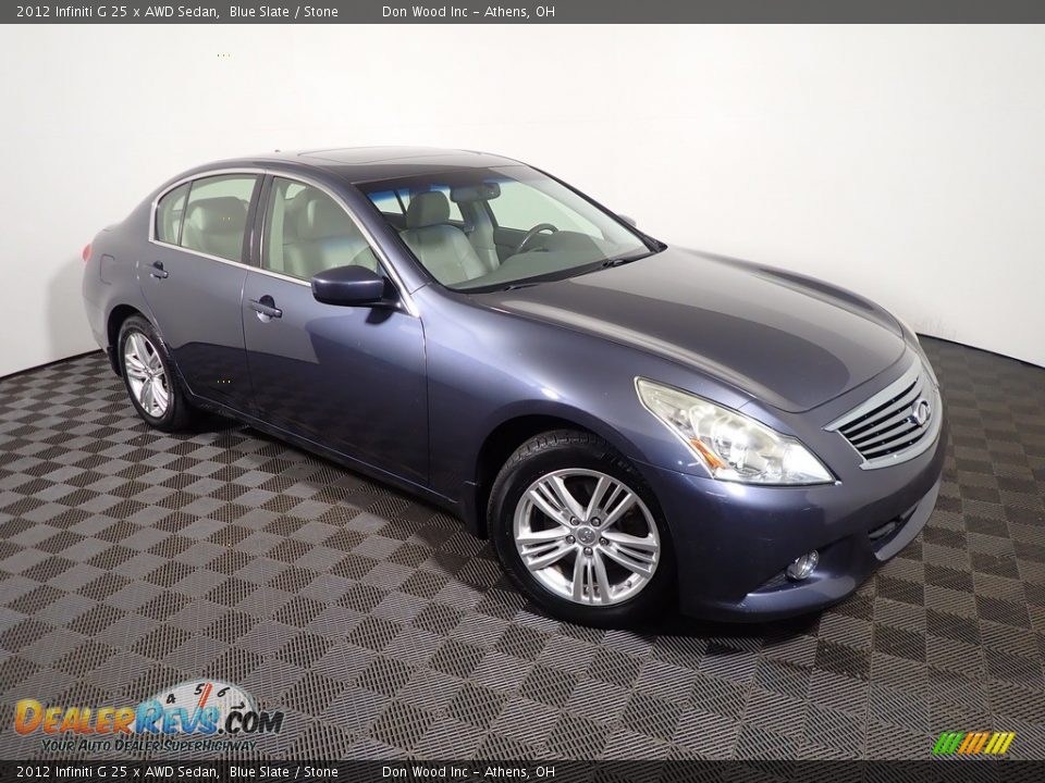 Blue Slate 2012 Infiniti G 25 x AWD Sedan Photo #5