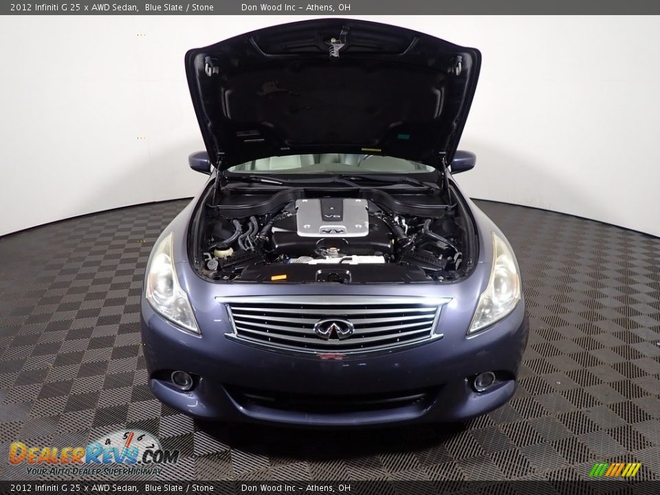 2012 Infiniti G 25 x AWD Sedan Blue Slate / Stone Photo #7