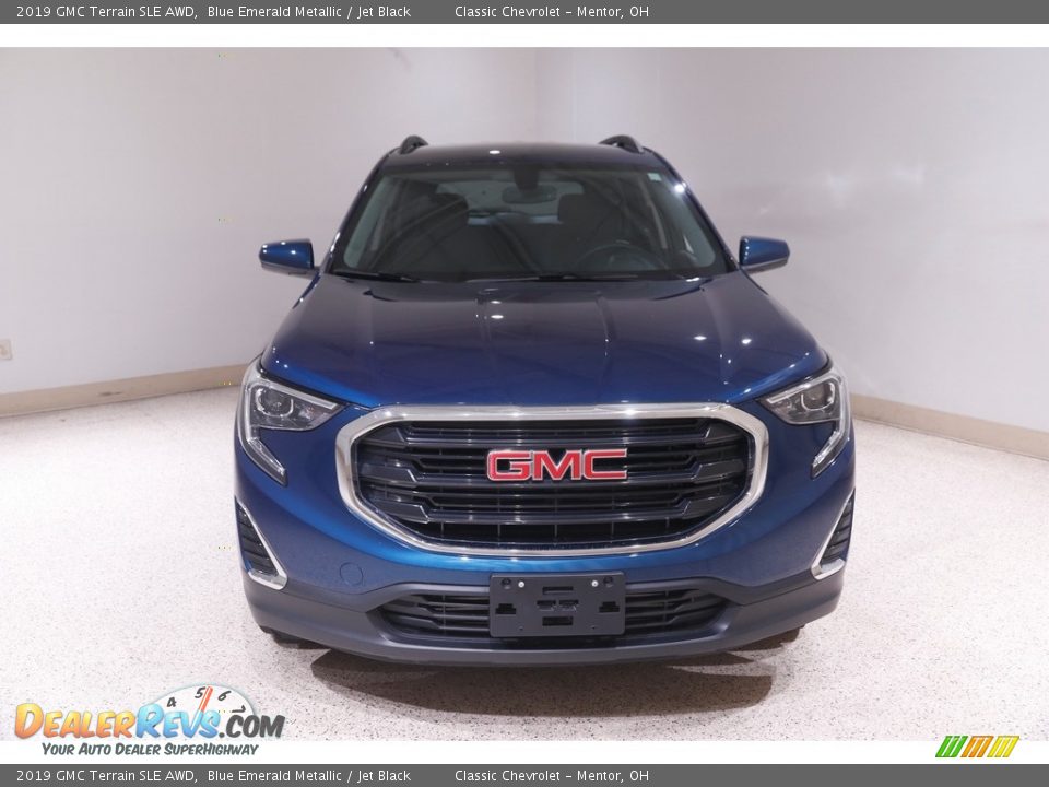 2019 GMC Terrain SLE AWD Blue Emerald Metallic / Jet Black Photo #2