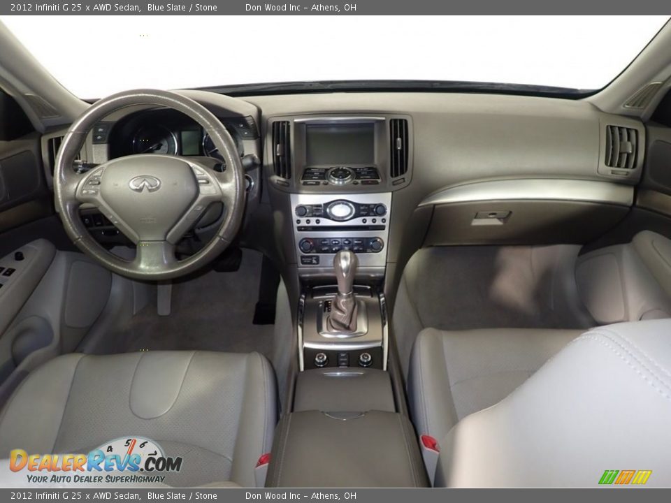 Front Seat of 2012 Infiniti G 25 x AWD Sedan Photo #22