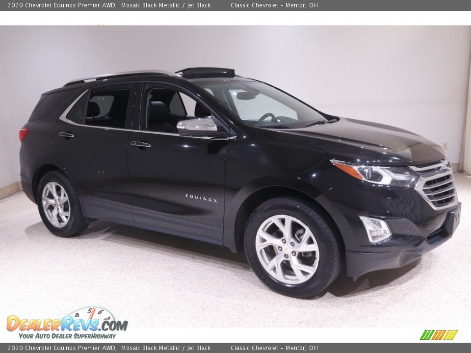 2020 Chevrolet Equinox Premier AWD Mosaic Black Metallic / Jet Black Photo #1