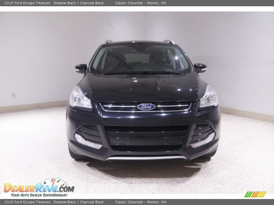 2016 Ford Escape Titanium Shadow Black / Charcoal Black Photo #2