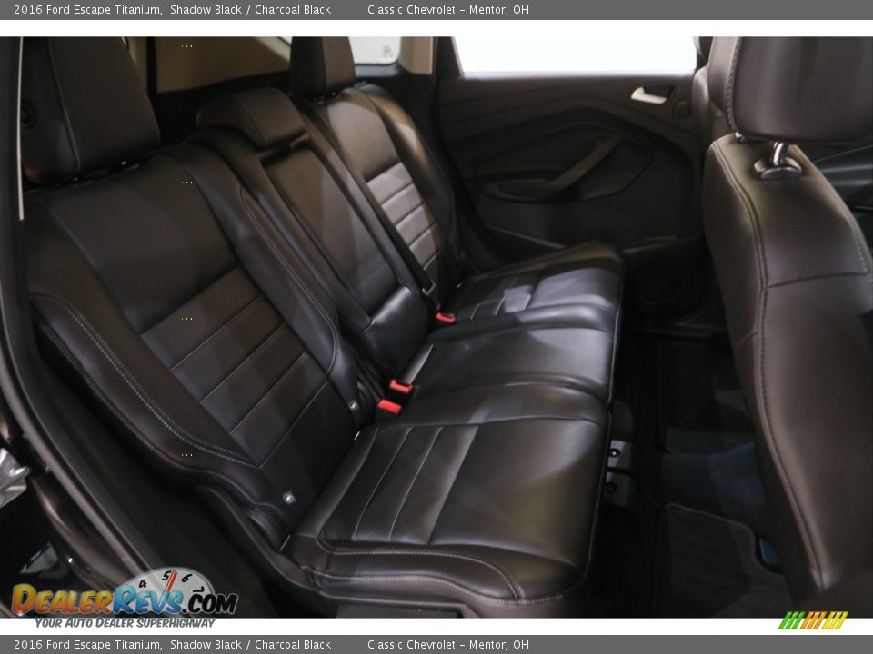 2016 Ford Escape Titanium Shadow Black / Charcoal Black Photo #18