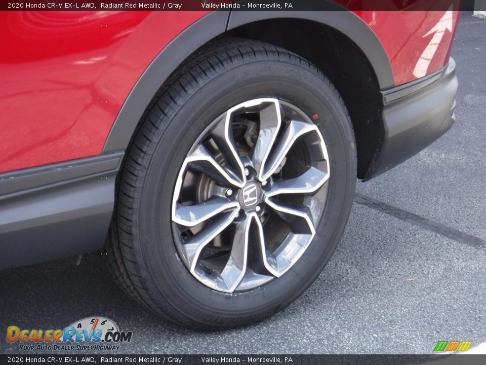2020 Honda CR-V EX-L AWD Radiant Red Metallic / Gray Photo #4