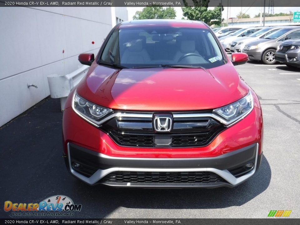 2020 Honda CR-V EX-L AWD Radiant Red Metallic / Gray Photo #5