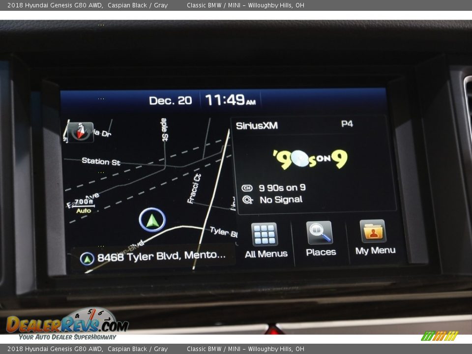 Navigation of 2018 Hyundai Genesis G80 AWD Photo #10