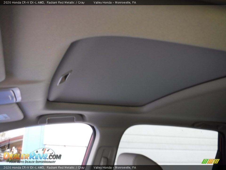 2020 Honda CR-V EX-L AWD Radiant Red Metallic / Gray Photo #10