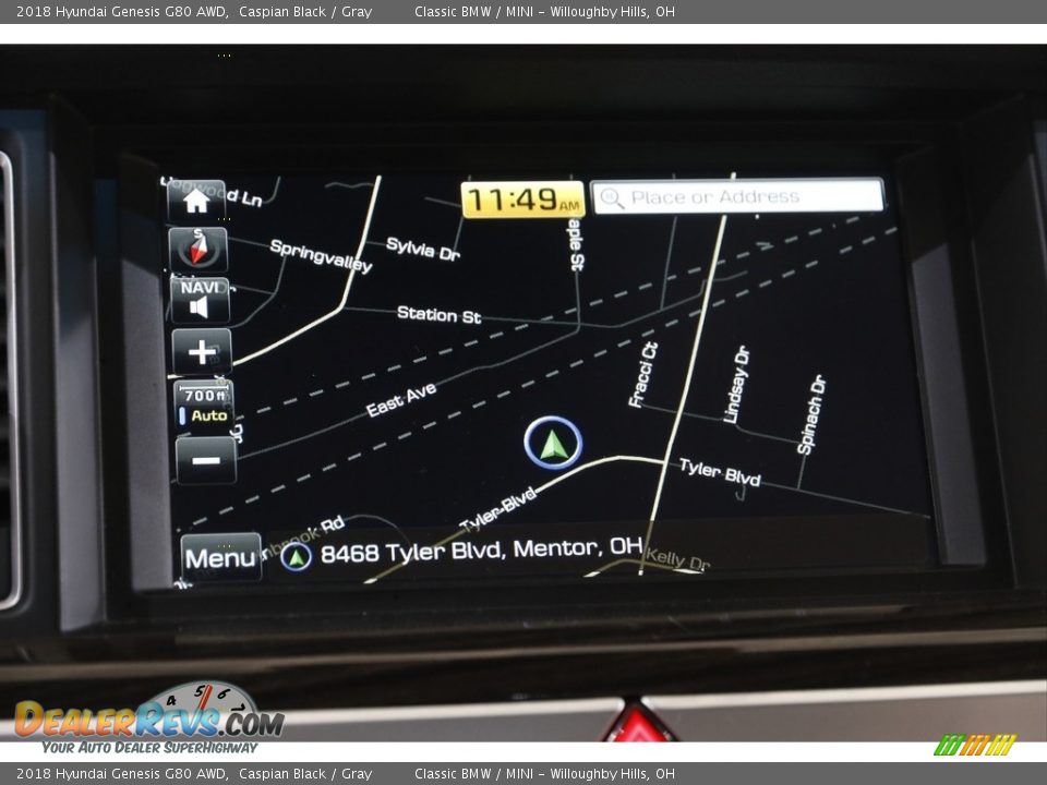 Navigation of 2018 Hyundai Genesis G80 AWD Photo #11