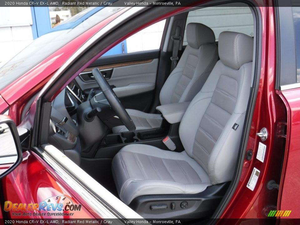 2020 Honda CR-V EX-L AWD Radiant Red Metallic / Gray Photo #14