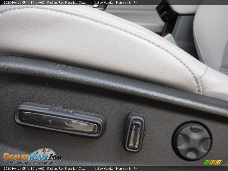 2020 Honda CR-V EX-L AWD Radiant Red Metallic / Gray Photo #15