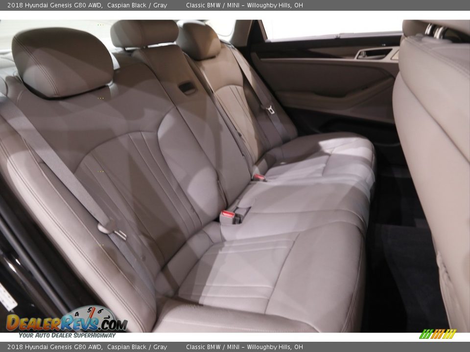 Rear Seat of 2018 Hyundai Genesis G80 AWD Photo #18