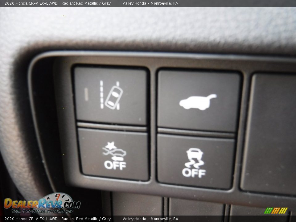 2020 Honda CR-V EX-L AWD Radiant Red Metallic / Gray Photo #17