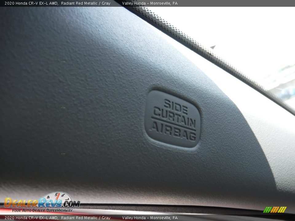 2020 Honda CR-V EX-L AWD Radiant Red Metallic / Gray Photo #18
