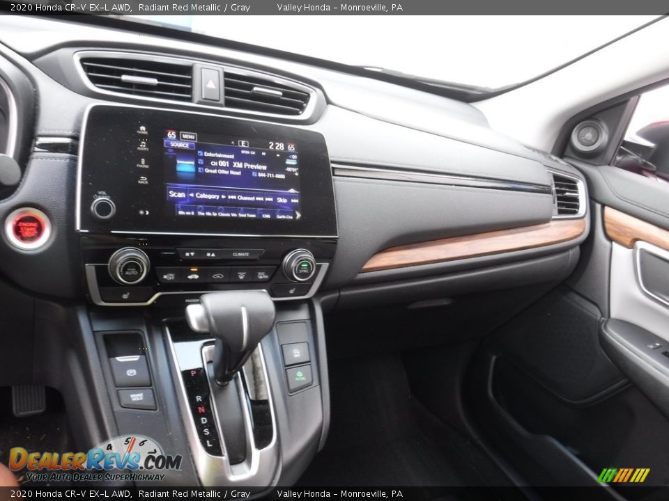 2020 Honda CR-V EX-L AWD Radiant Red Metallic / Gray Photo #19