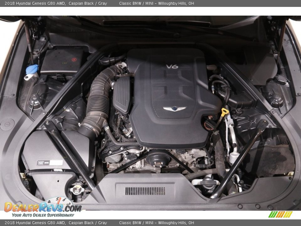 2018 Hyundai Genesis G80 AWD 3.8 Liter GDI DOHC 24-Valve D-CVVT V6 Engine Photo #21