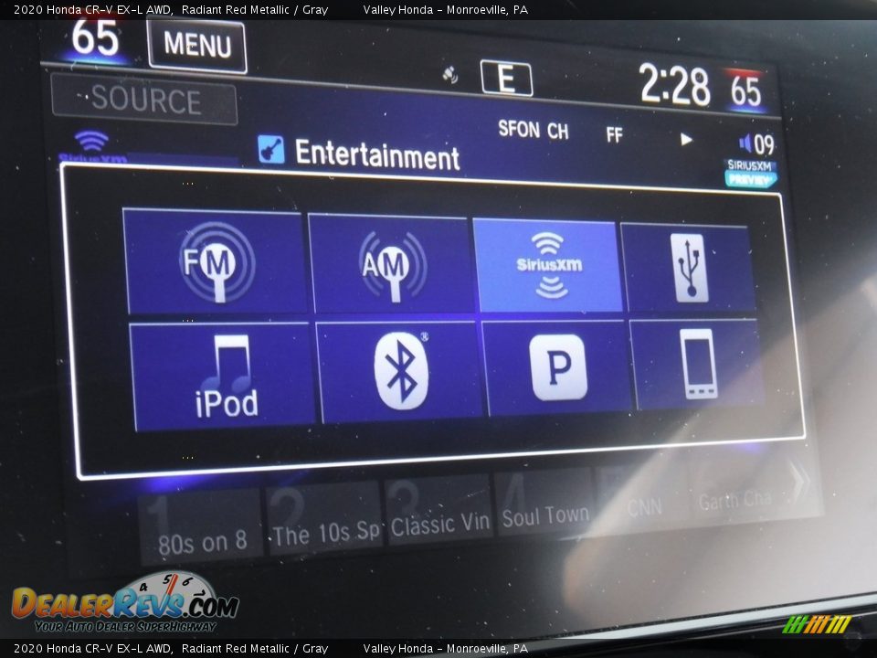 2020 Honda CR-V EX-L AWD Radiant Red Metallic / Gray Photo #20