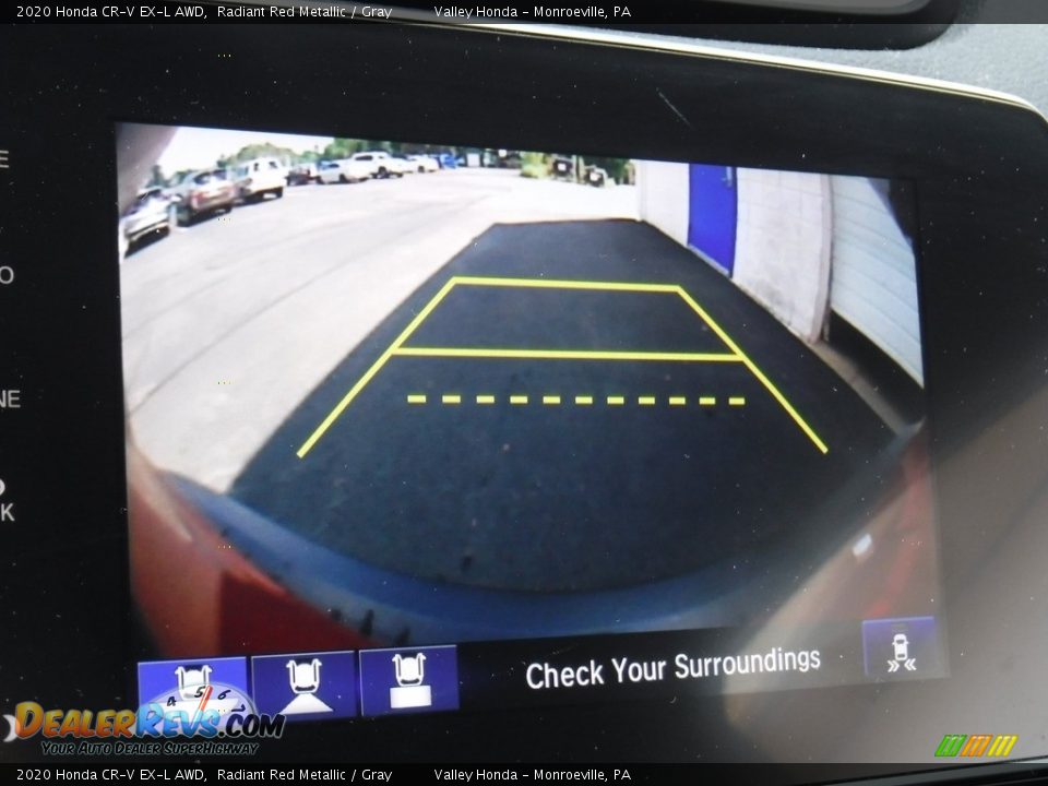 2020 Honda CR-V EX-L AWD Radiant Red Metallic / Gray Photo #21