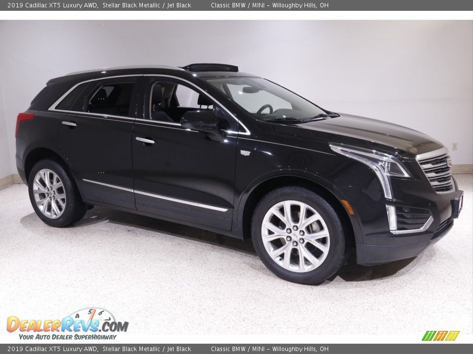 2019 Cadillac XT5 Luxury AWD Stellar Black Metallic / Jet Black Photo #1