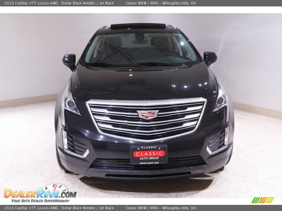 2019 Cadillac XT5 Luxury AWD Stellar Black Metallic / Jet Black Photo #2