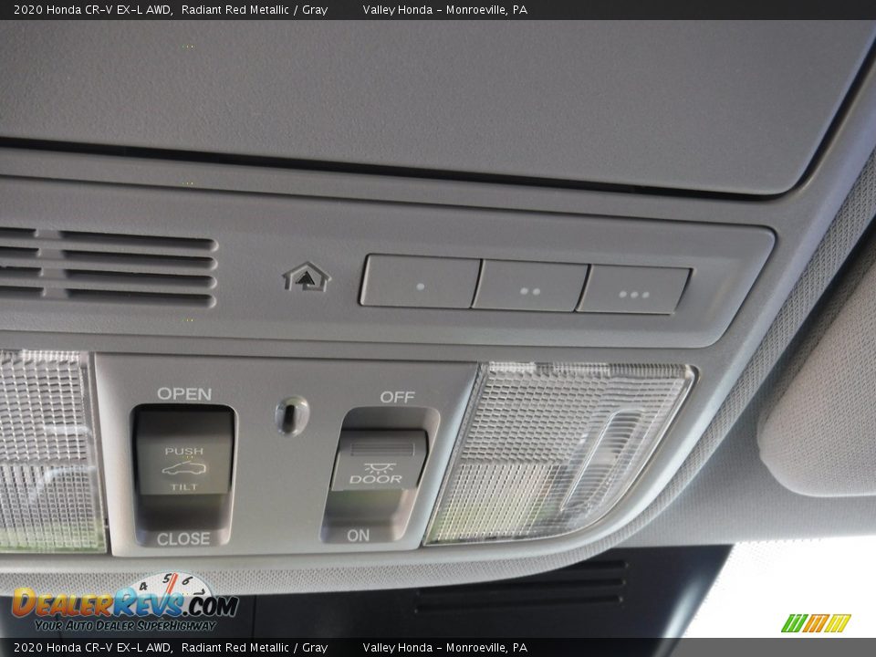 2020 Honda CR-V EX-L AWD Radiant Red Metallic / Gray Photo #23