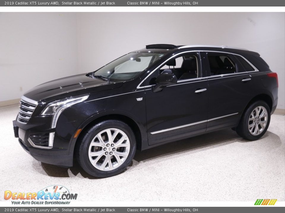 2019 Cadillac XT5 Luxury AWD Stellar Black Metallic / Jet Black Photo #3