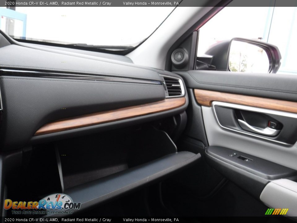 2020 Honda CR-V EX-L AWD Radiant Red Metallic / Gray Photo #26