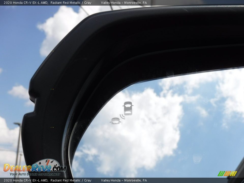 2020 Honda CR-V EX-L AWD Radiant Red Metallic / Gray Photo #27