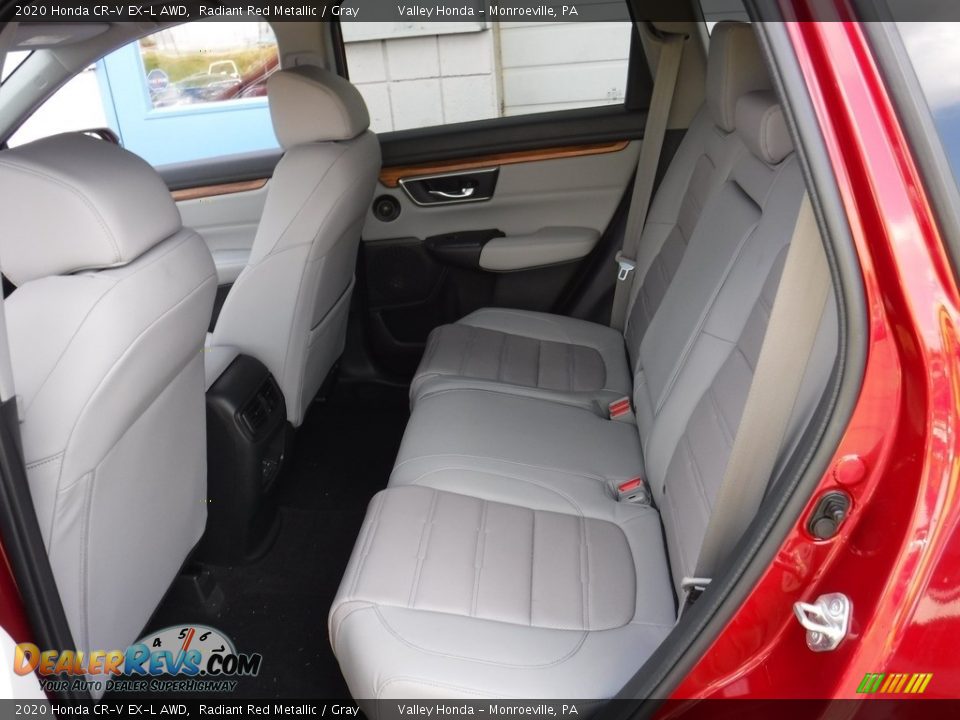 2020 Honda CR-V EX-L AWD Radiant Red Metallic / Gray Photo #28