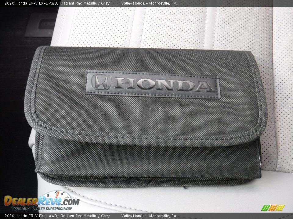 2020 Honda CR-V EX-L AWD Radiant Red Metallic / Gray Photo #33