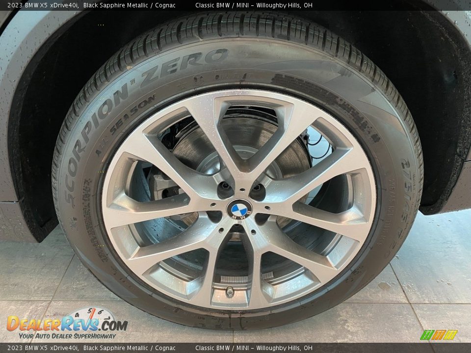 2023 BMW X5 xDrive40i Black Sapphire Metallic / Cognac Photo #3